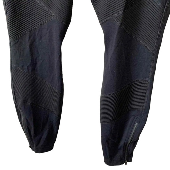 Athleta Sophia Moto Street Tight In Black 78003 Size XS Petite - Picture 4 of 8